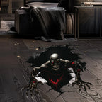 3D Floor Wall Stickers Scary Ghost Halloween Removable Interior Decoration Scary Atmosphere Bar Party Spooky Decoration Props