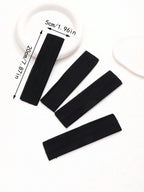 6pcs Unisex Simple Basic Solid Color Leopard Print Face Wash Cycling Running Sports Yoga Leisure Sweat-Absorbing Headband