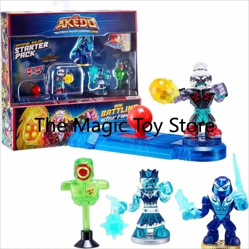 Original Akedo Ultimate Arcade Battling Mini Figure Doll, Collectible Model Toy, Perfect Birthday Present