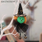 Halloween Decorations Doll Bar Decor Pumpkin Ghost Witch Pendant Scary Halloween Kids Gift Halloween Party Decoration for Home