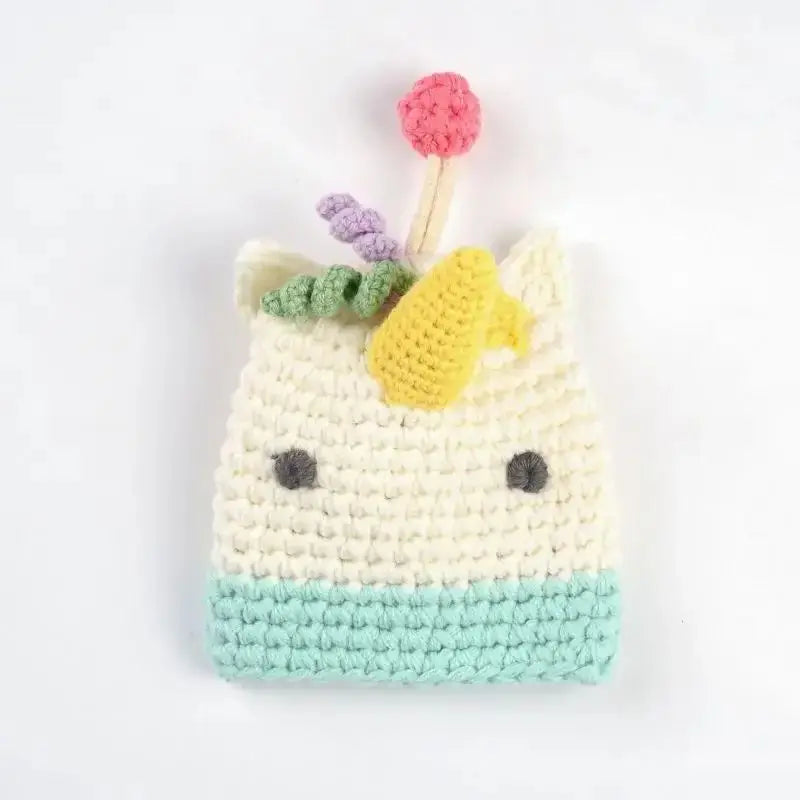 Cute Animal Doll Crochet Keychains For Keys Storage Funny Puppy Series Knitted Bag For Car Keys Holder Keyrings Custom Wholesale