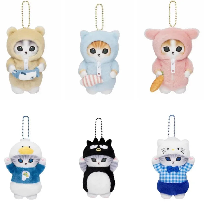 Cattoon Amine Anime Mofusand Plush Doll Toys Stuffed Animals Keychain Bag Small Pendant Hangings Christmas Birthday Gifts
