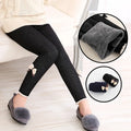 2-12 Year Old Children's Pants New Autumn and Winter Style Plush Girls Leggings, Wearing Warm Cotton Pants for Girls Outside