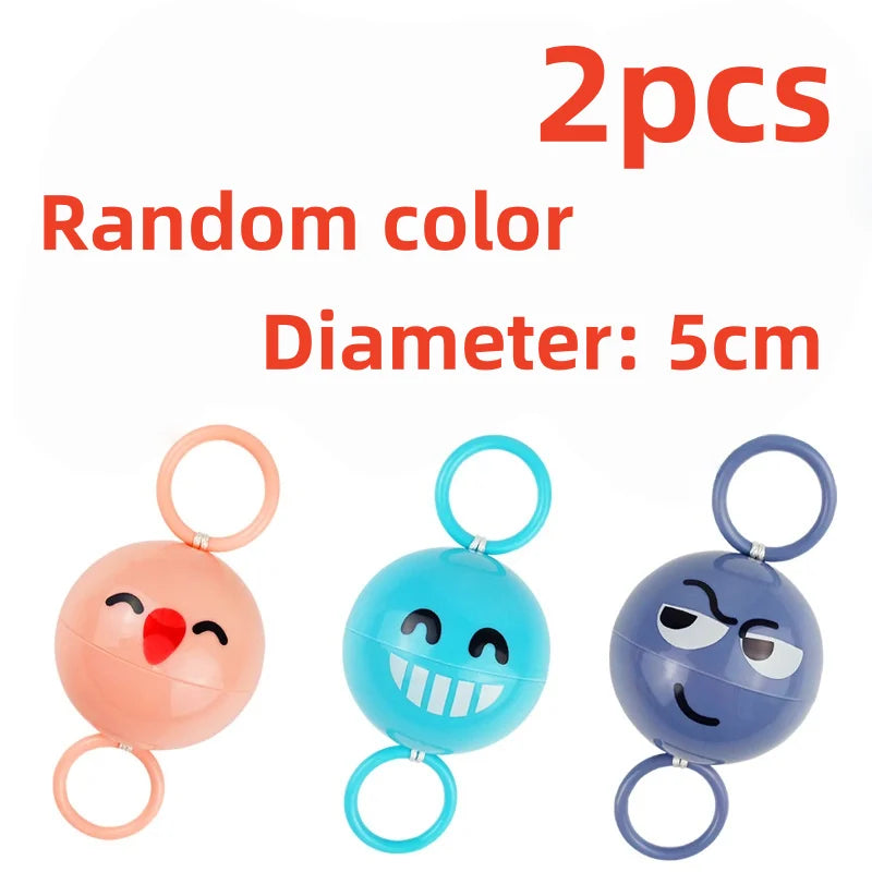 Rotating Flash Flying Ball Toy Rotating Cable Toy LED Light Luminous Leisure Stress Relief Toy Gift Children's Reward 51mm