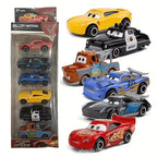 Pixar Cars McQueen Mater Mack Uncle Truck Alloy Diecast Car 1:55 Model Radiator Springs Town 11/6/4 Pcs Car Boxes Gift