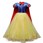Kids Cinderella Costume Princess Dress for Girls Children Rapunzel Snow White Belle Jasmine Elsa Aurora Cosplay Carnival Dresses