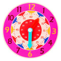 Montessori Wooden Learning Clock Time Teaching Toy for Kids