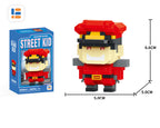 Anime Street Fighter Fighting Game Action Building Blocks KenMasters Hoshi Ryu ABS Kawaii Toys Building Blocks Gift For children