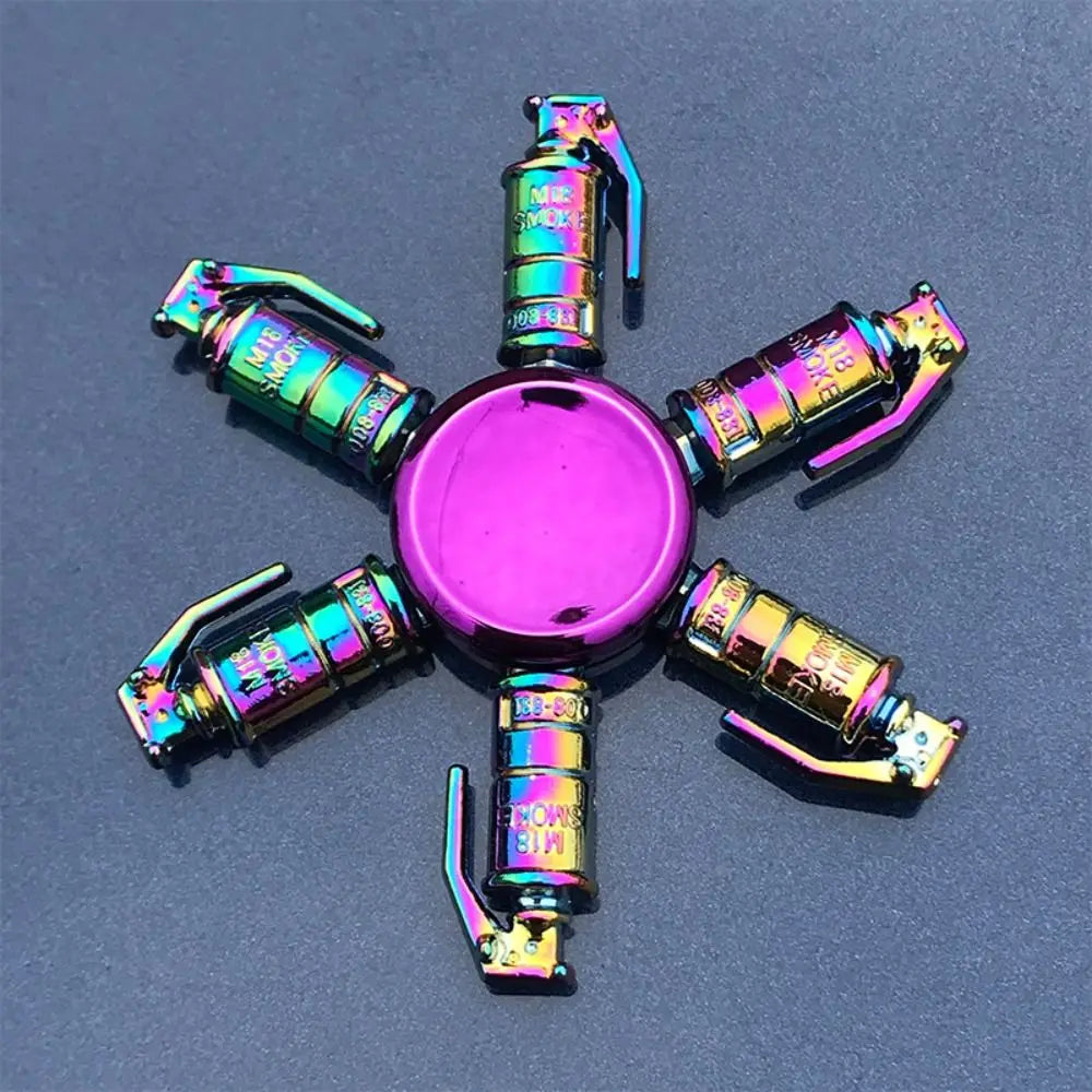 Dragon Wings Hand Spinner Alloy Low Noise Metal Rainbow Finger Spinner Anti-Anxiety High Speed Fingertip Gyro Birthday Gift