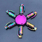 Dragon Wings Hand Spinner Alloy Low Noise Metal Rainbow Finger Spinner Anti-Anxiety High Speed Fingertip Gyro Birthday Gift