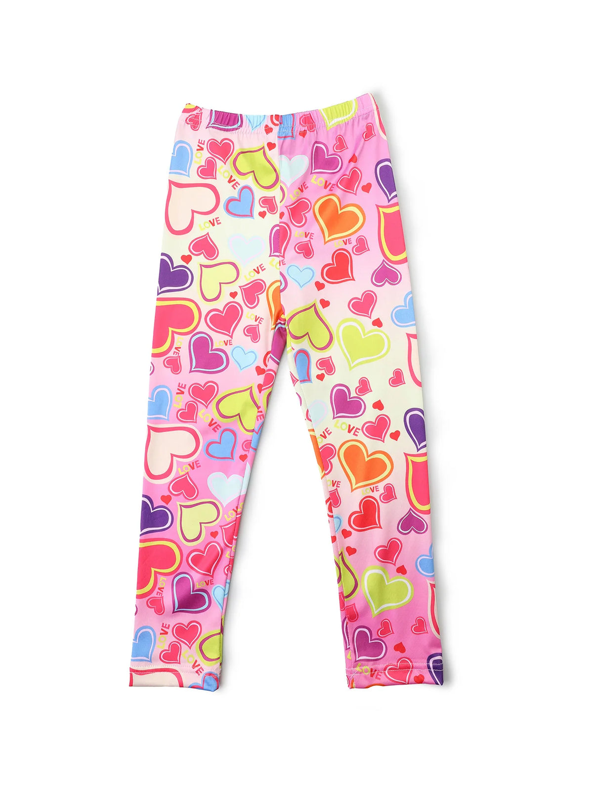 1 Pair of Cute Print Kids Baby Girl Leggings Spring Summer Children Stretch Slim Pants Suitable for 2-12 Years Girls Daily Wear