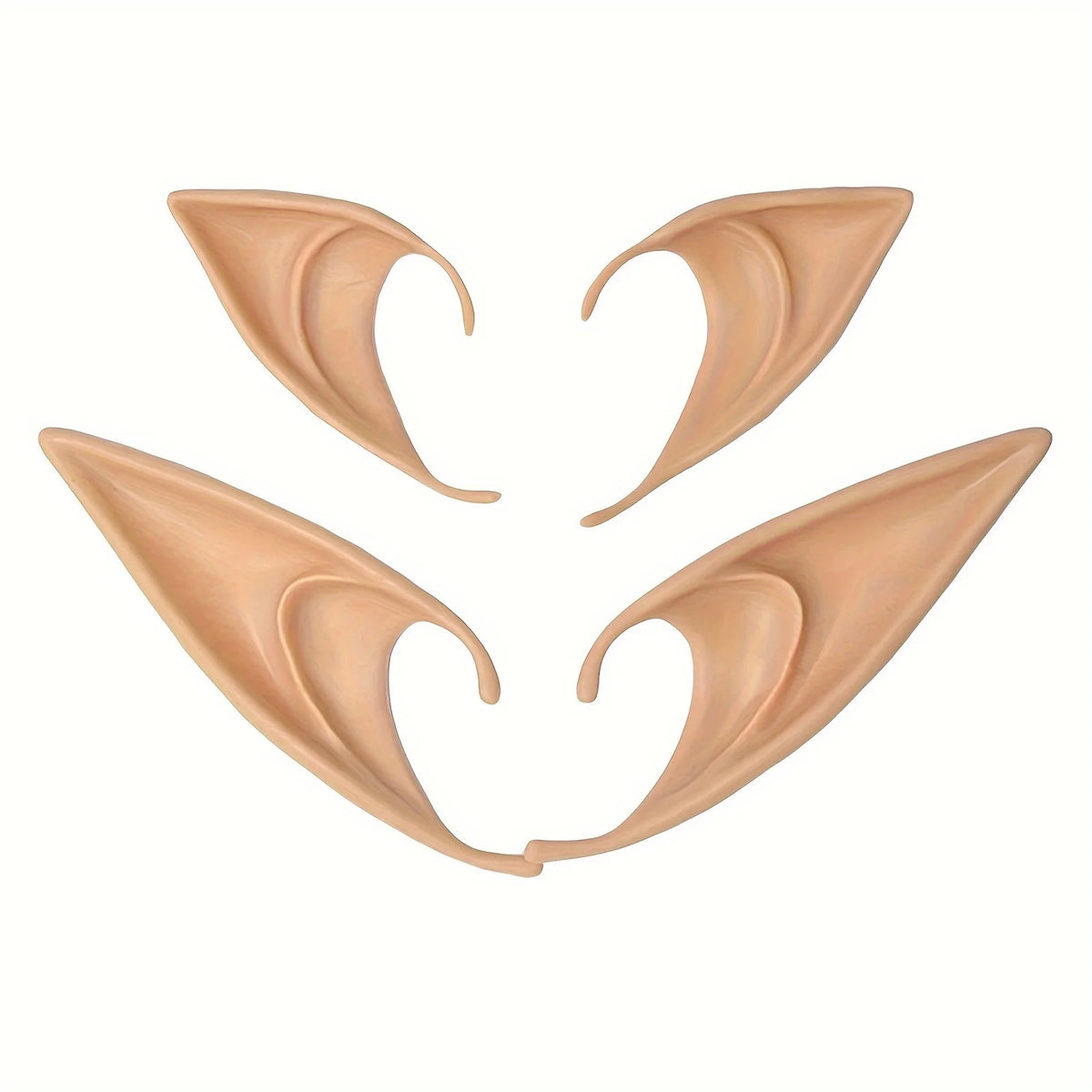 1pair Cosplay Fairy Artificial Elf Ears For Anime Party Dress Up Costume Masquerade Accessories For Halloween Christmas Party