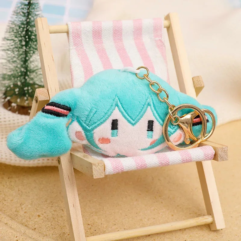 Plush Keychain Cute Soft Doll Bag Charm Pendant Decoration Accessories For Girls Gift Keys Backpack