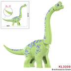 Brutal Raptor Building Jurassic Blocks World 2 MINI Dinosaur Figures Bricks Dino Toys For Children Dinosaurios Christmas