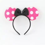 Knot Accessories Minnie Hairbands Favors Mom Lovely Ears Kids Mickey Headbands Hair Boys Party Sequin Baby Birthday Bows Girls