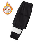 3/1 Piece Autumn And Winter Children Solid Color With Plush And Thickened Warm Leggings Girls' Safety Pants Boys' Home Pants
