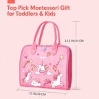 Toddler Montessori Busy Board Activities Education Toys Basic Dress Motor Skills Baby Travel Learning Toys For Christmas Gift