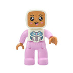 Big Size Figures Building Block Doll Family Farmer Pirate Worker Doctor Policemen Large Brick Compatible Build House Duploes Toy