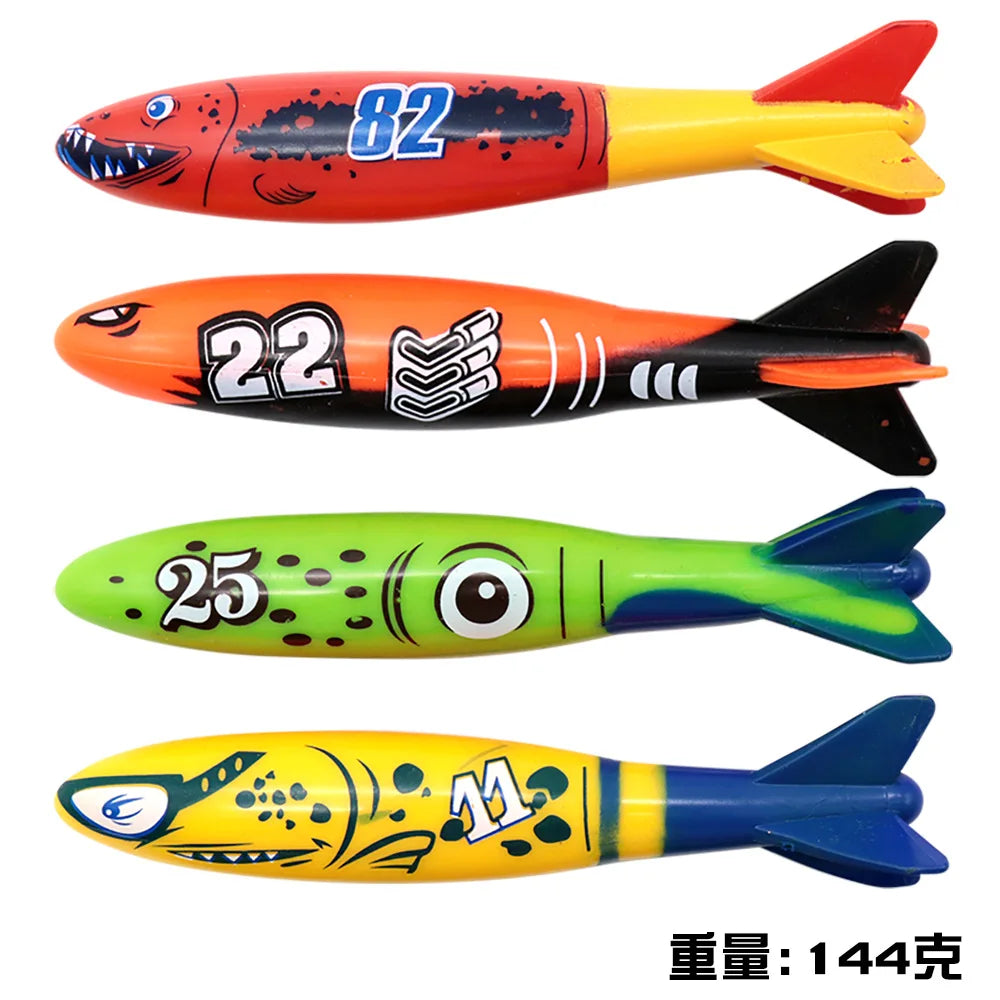 Diving Toys Breath Closure Training Water Underwater Toy Set Children's Swimming Pool Treasure Hunt Water Ring Diamond Kids Toys