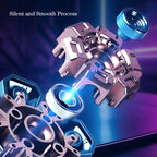 Creative Transformable Finger Mecha Fidget Spinner Tech Aesthetic Mechanical Transformation Fidget Toy For Children Gift