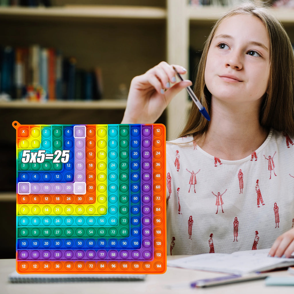 Multiplication Practice Math Games, 12x12 Times Table Learning Activity Board Games, Mathematics Teaching Toys Stationery Gifts