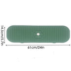Kitchen Faucet Splash Pad Silicone Sink Faucet Splash Guard Mat Sponge Drain Pad Countertop Protector for Kitchen Bath Gadgets