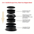 1 Set, Suitable for RV Kitchen, Non-stick Hamburger Machine, Meat Pie Machine Mold, Suitable for Meat Milk Cheese Vegetables