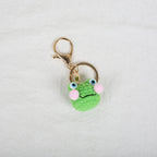Mini Animal Doll Series Crochet Keychain Knitted Small Rabbit Doll Keyrings Mini Puppy Cute Keychain Wholesale Custom Accessory