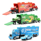 HOT Pixar Car Truck Model Toys Lightning McQueen The King Ramirez Mini Die Casting Truck Model Kids Toy Birthday NEW YEAR Gif