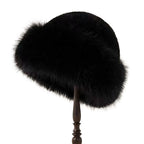 Plush Warm Mongolian Fur Winter Hat with Ear Protection