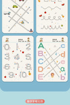 Magical Montessori Tracing Workbook Reusable Pen Control and Tracing Book for Kids Calligraphy and Drawing Educational Toys