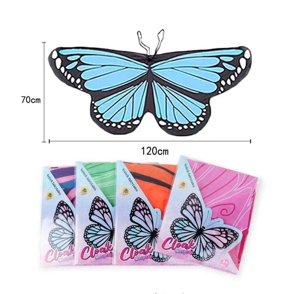 Halloween Kids Butterfly Costume Mask Cloak Children's Butterfly Elf Angel Wings Christmas Stage Cosplay Performance Costumes