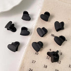 10Pcs/Lot Hair Claw Clips for Women 1.0 1.5cm Small Black Brown Transparent Plastic Mini Claws Kids Hair Styling Accessories