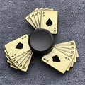 New Bronze Metal Alloy Fidget Spinner R188 Mute Bearing Hand Spinner Fingertip Gyro Stress Relief Toys Gifts