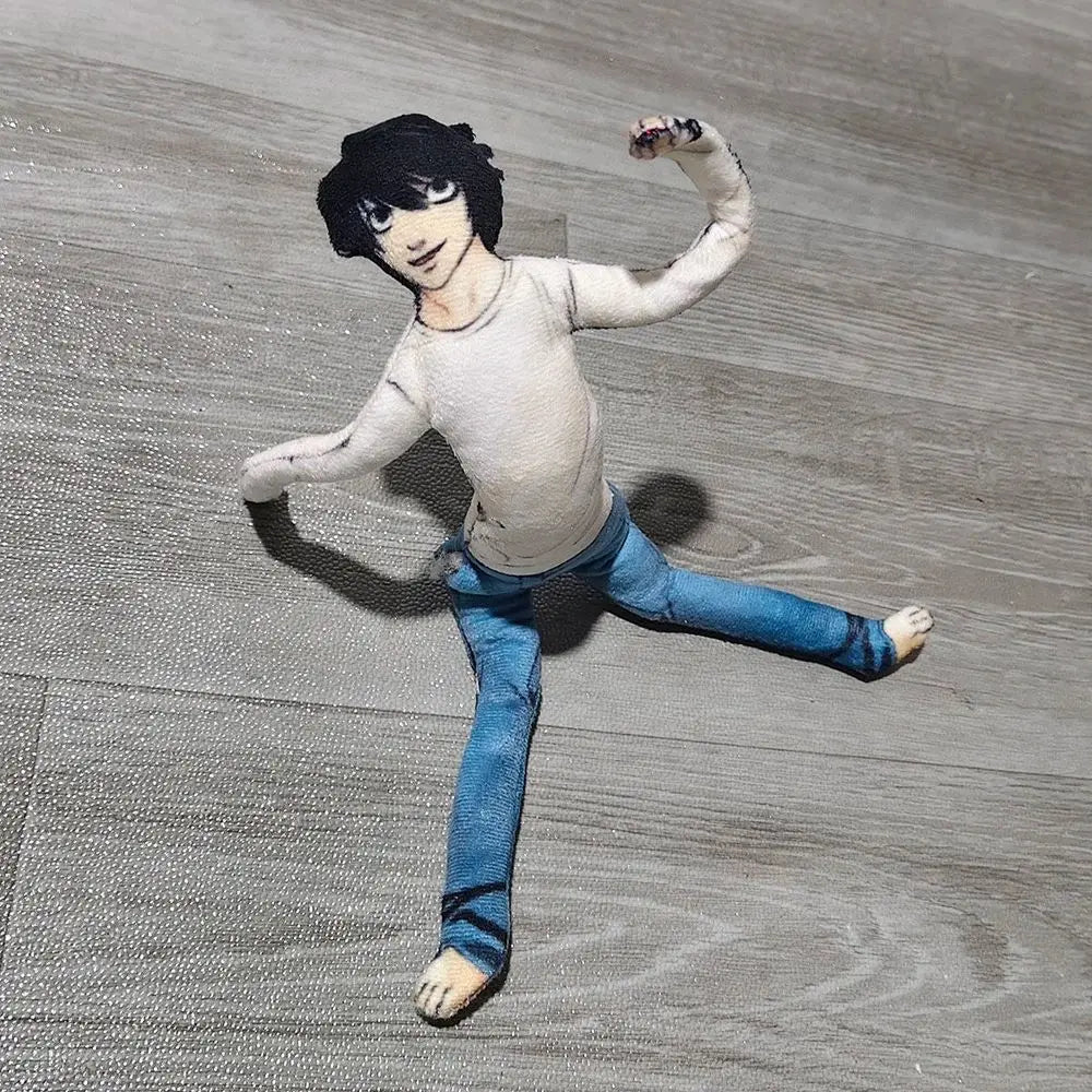 Anime Michael Jackson Cosplay Prop Doll Plush Stuffed Figure Dolls Room Decoration Abstract Joint Mobility Props Gift
