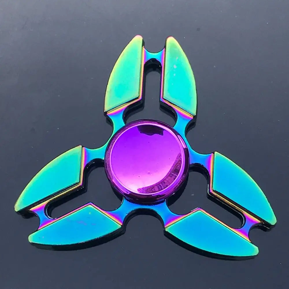 Dragon Wings Hand Spinner Alloy Low Noise Metal Rainbow Finger Spinner Anti-Anxiety High Speed Fingertip Gyro Birthday Gift
