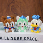 Disney 214 style Winnie LinaBell StellaLou Building Blocks Princess Cartoon Figrues Bricks Children's Assembly Toys Model Gift