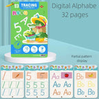 Magical Montessori Tracing Workbook Reusable Pen Control and Tracing Book for Kids Calligraphy and Drawing Educational Toys