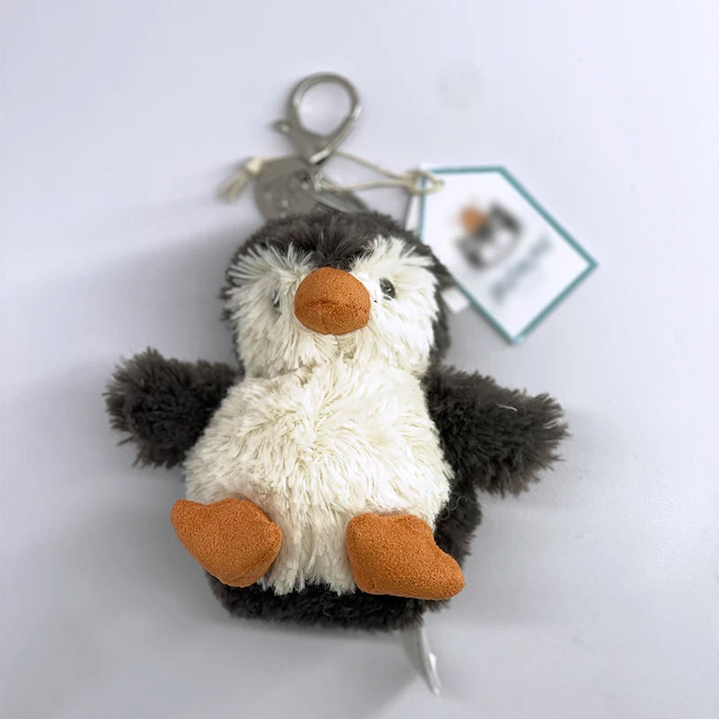 JC Golf ball plush keychain, grape keychain, jellyfish plush toy, hippopotamus, and plush elephant JC bag keychain