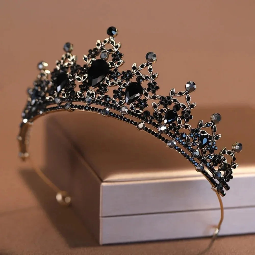 Large Crown Headband 2026 Fashion Birthday Party Accessory Retro Queen Hairband for Women Girls