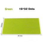 Baseplates 32x32 16x32 Dots Classic Base Plates MOC Bricks City Dimensions Building Blocks Figures Construction Toys