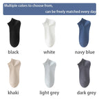 6Pairs High Quality Men Combed Cotton Socks Short Breathable Odor proof and antibacterial Business Spring Summer for Male sock