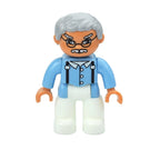 Big Size Figures Building Block Doll Family Farmer Pirate Worker Doctor Policemen Large Brick Compatible Build House Duploes Toy