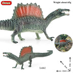 Oenux Jurassic Dinosaurs Indominus Rex Mosasaurus Saichania Dilophosauridae Spinosaurus Model Action Figures Collection Kid Toy