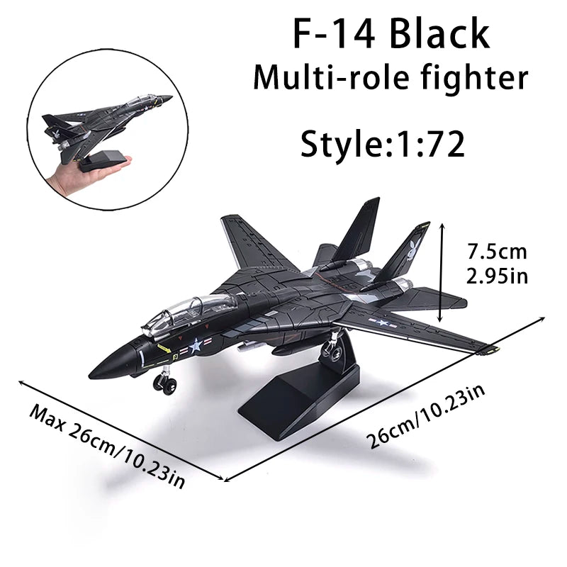 1 Piece DIY Puzzle Building Blocks Military Model Assemble Collection Toys F14 F35 B2 Fighter AH64 Helicopter Model Ornament Toy