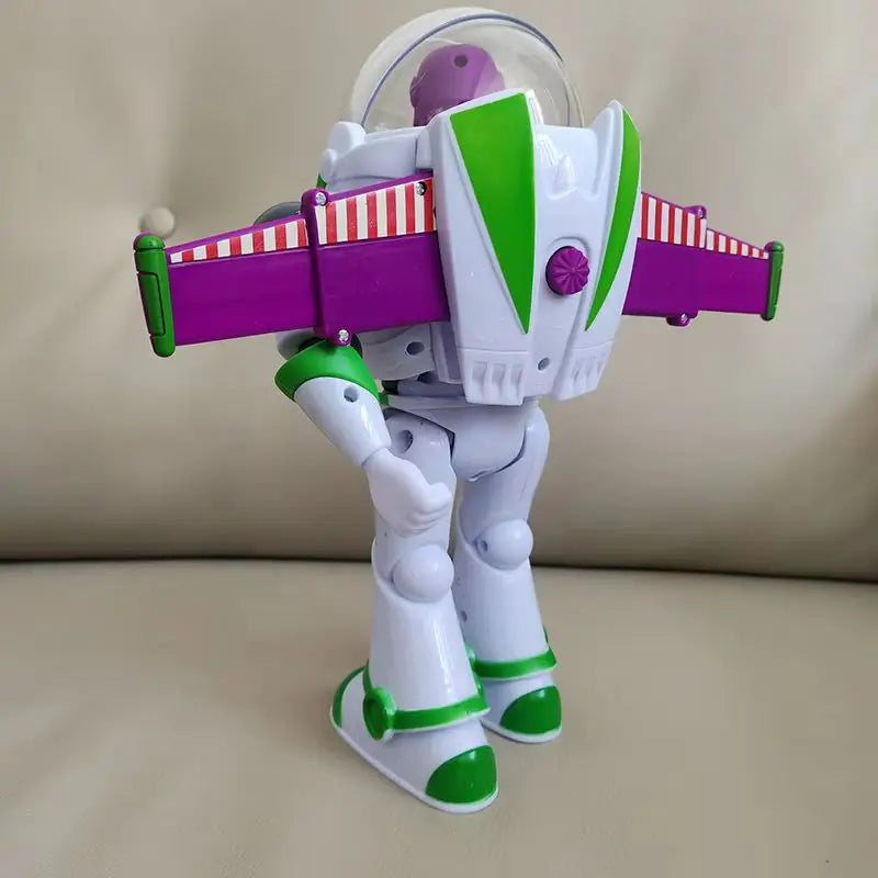 New In Stock Toy Story Buzz Lightyear Electric Walking Robot Doll Action Figure Pixar Model Toy Suitable For Kids Birthday Gift