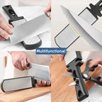 5 in1 Knife Sharpener Diamond Bars 400/1000 Multi-Tool Kitchen Knives Tungsten Steel Ceramic Grinding Double-Sided Whetstone 숫돌