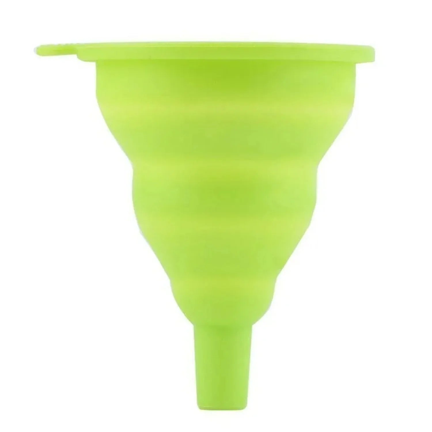 1pc Mini Silicone Foldable Collapsible Funnel, Kitchen Hopper Tool (Random Color)