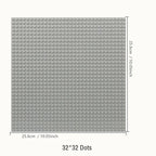 Baseplates 32x32 16x32 Dots Classic Base Plates MOC Bricks City Dimensions Building Blocks Figures Construction Toys