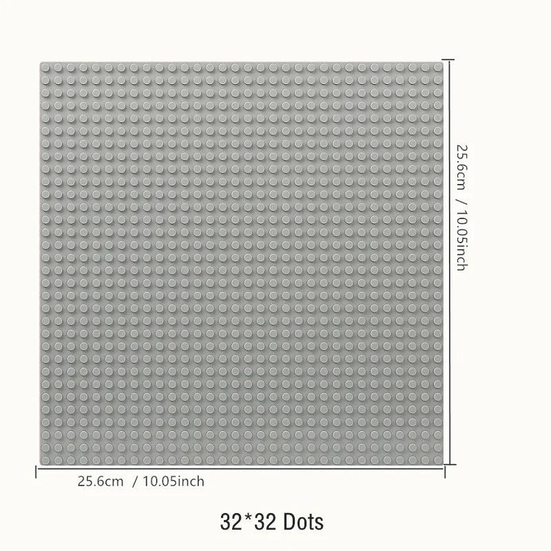 Baseplates 32x32 16x32 Dots Classic Base Plates MOC Bricks City Dimensions Building Blocks Figures Construction Toys